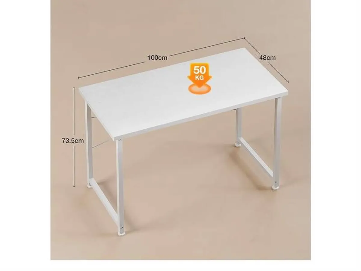 White ODK Computer/Study Desk - Image 4