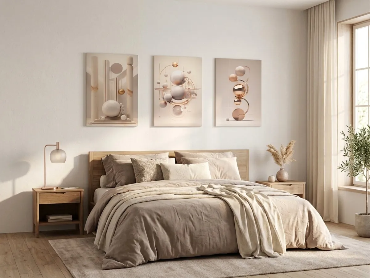 3 framed printed canvas 45x65cm each photo - Image 1