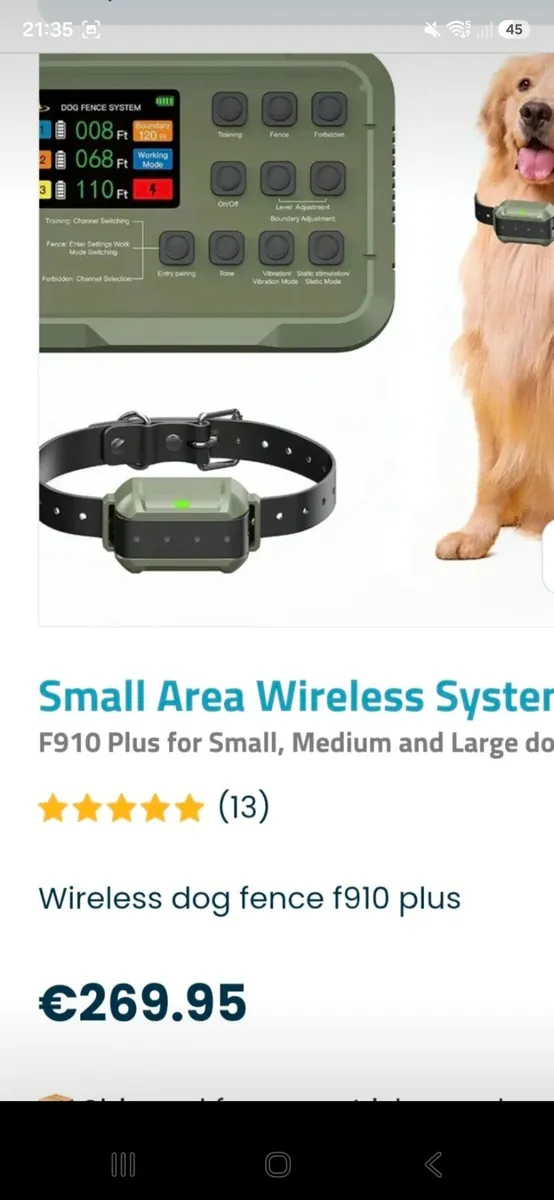 Dog wireless gps training system - Image 1