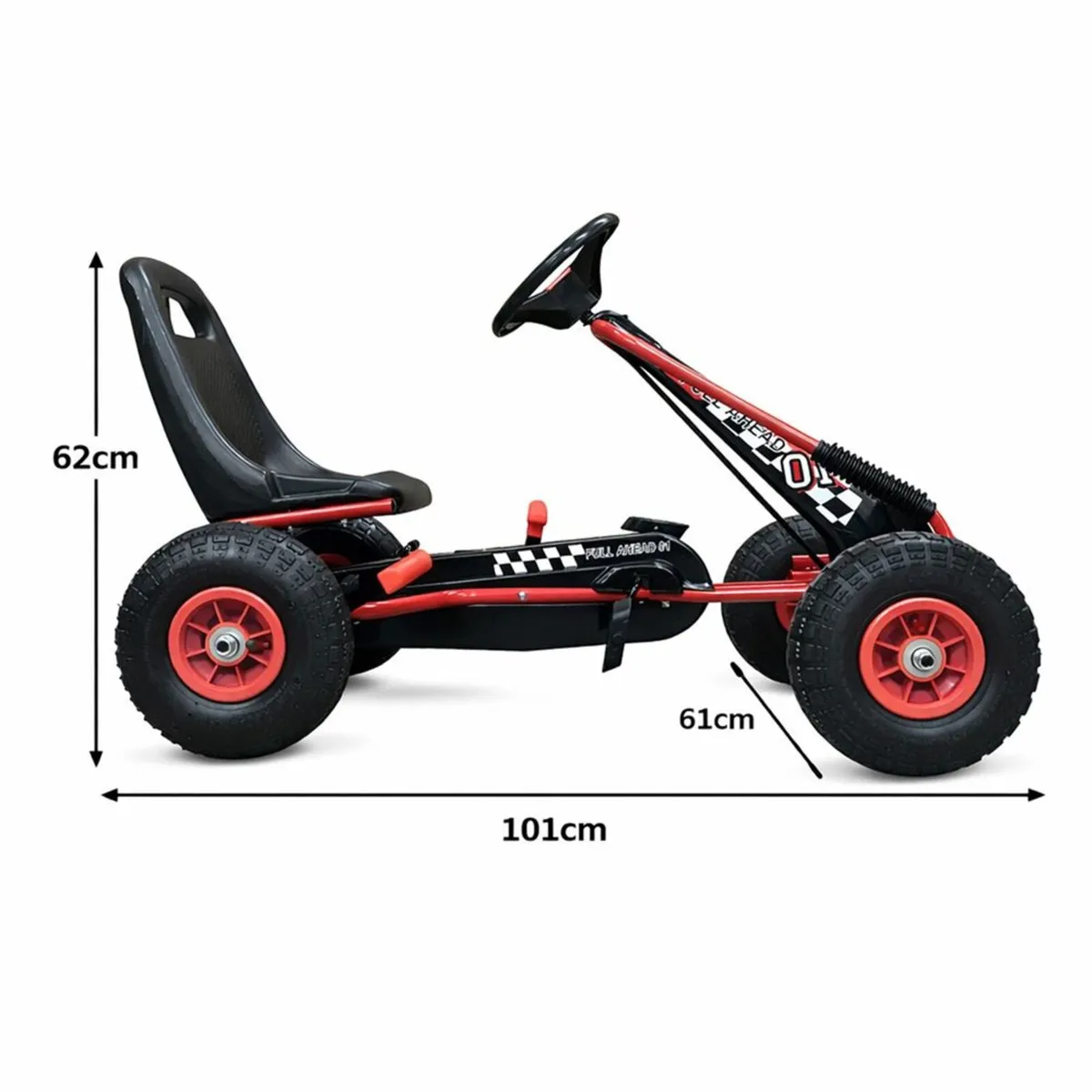 Kids Racer Pedal Go-Kart 4-8 Years .. Free Deliver - Image 3
