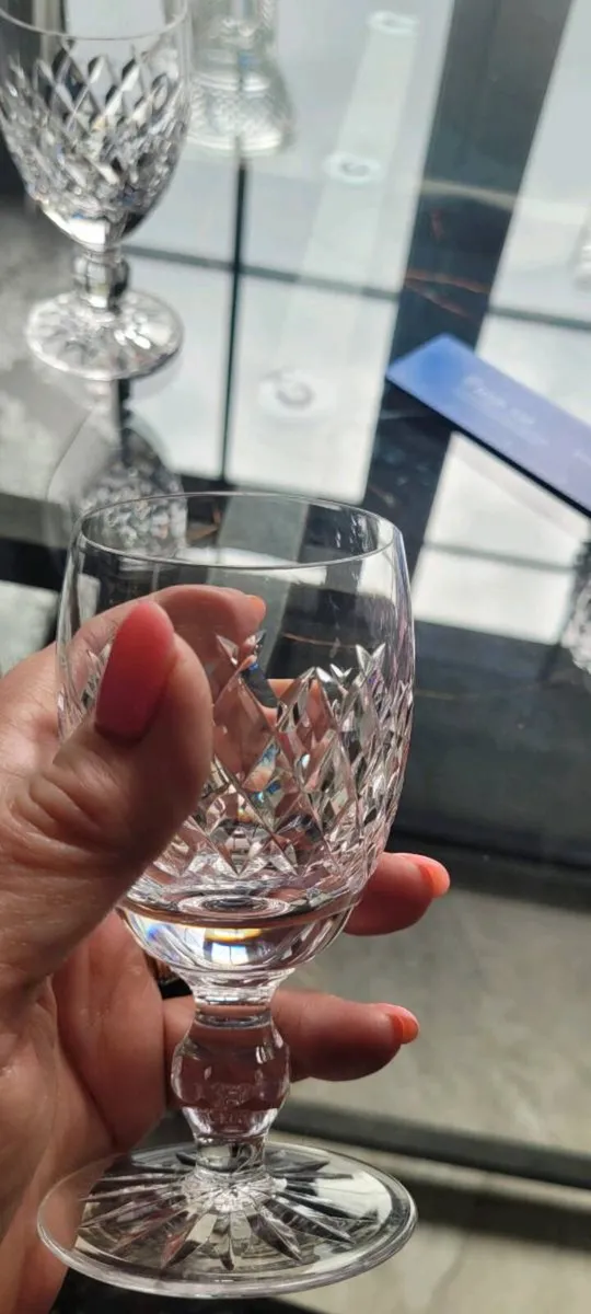 Waterford crystal Sherry Glasses x 3 - Image 3