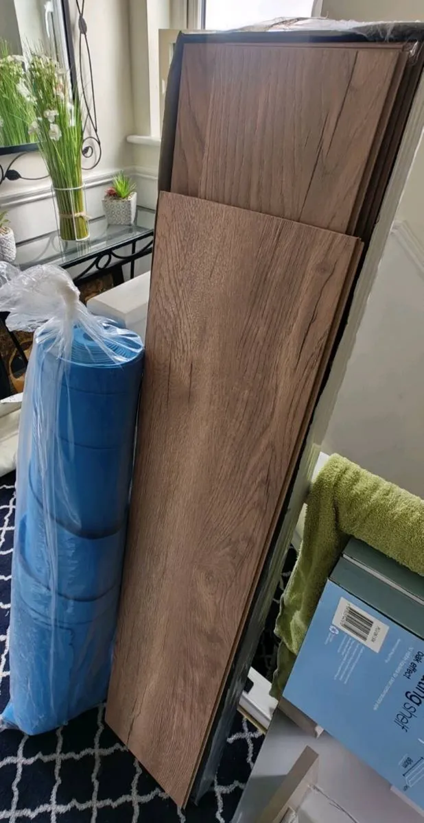Laminate flooring and underlay