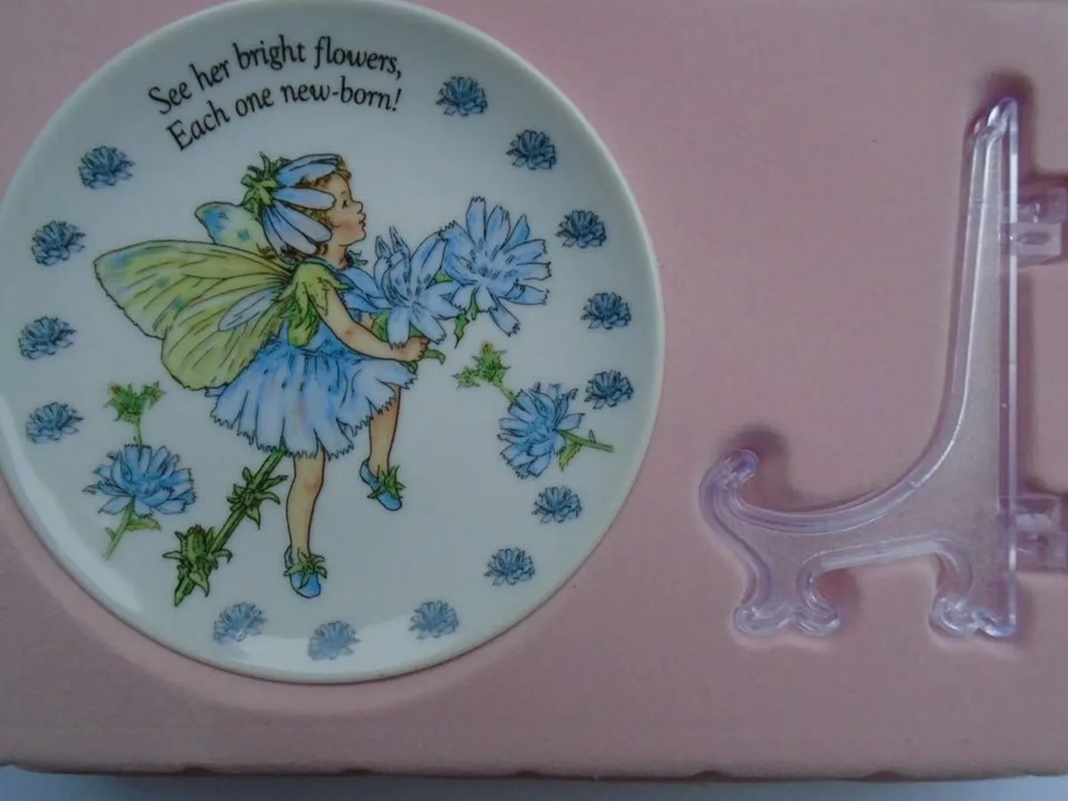 Flower fairy plate, home decor, Gift - Image 3