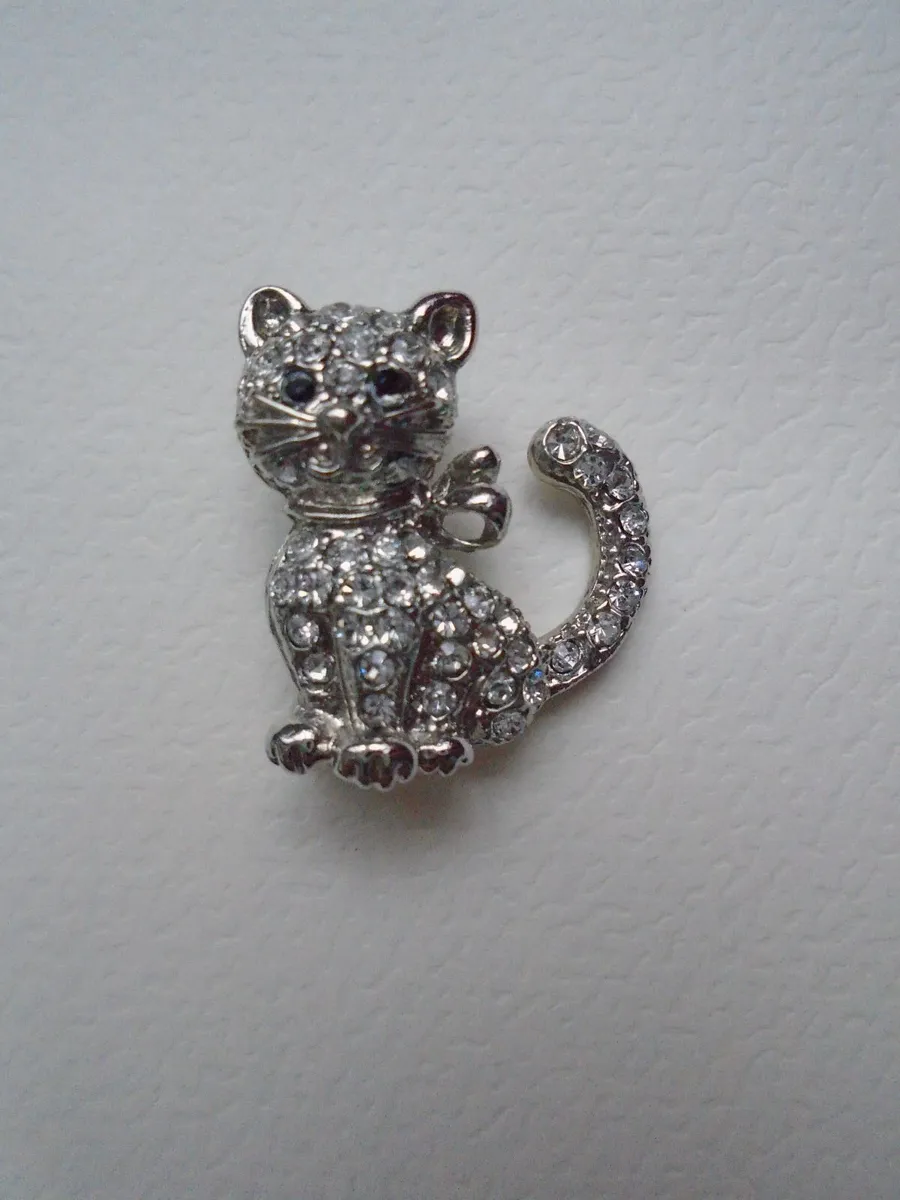 Cat brooch, Jewellery, Gift. Brooch - Image 1