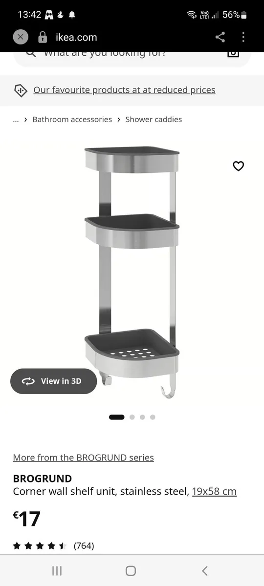 Corner wall shelf - Image 1