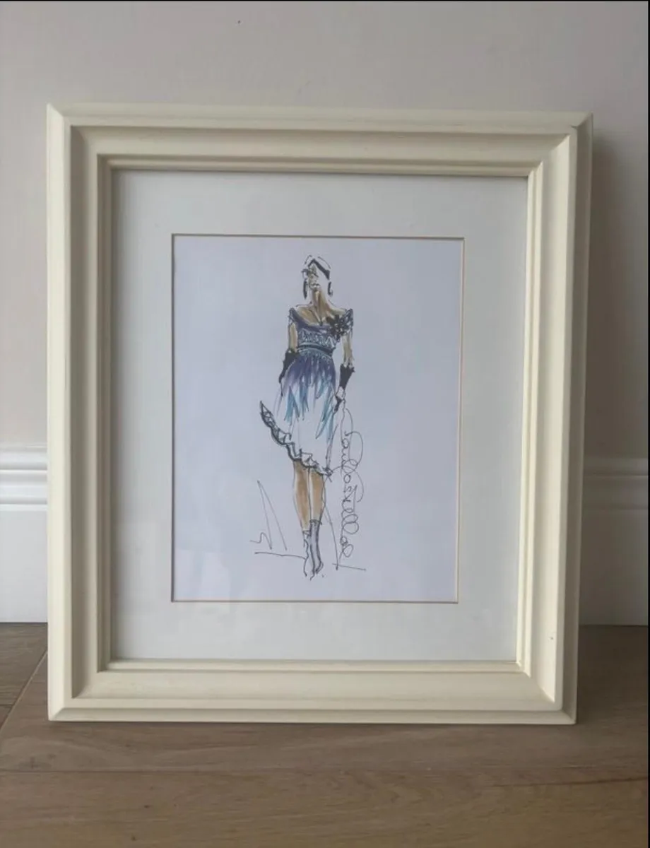 Paul.costelloe large cream frame 8 x 10 inches