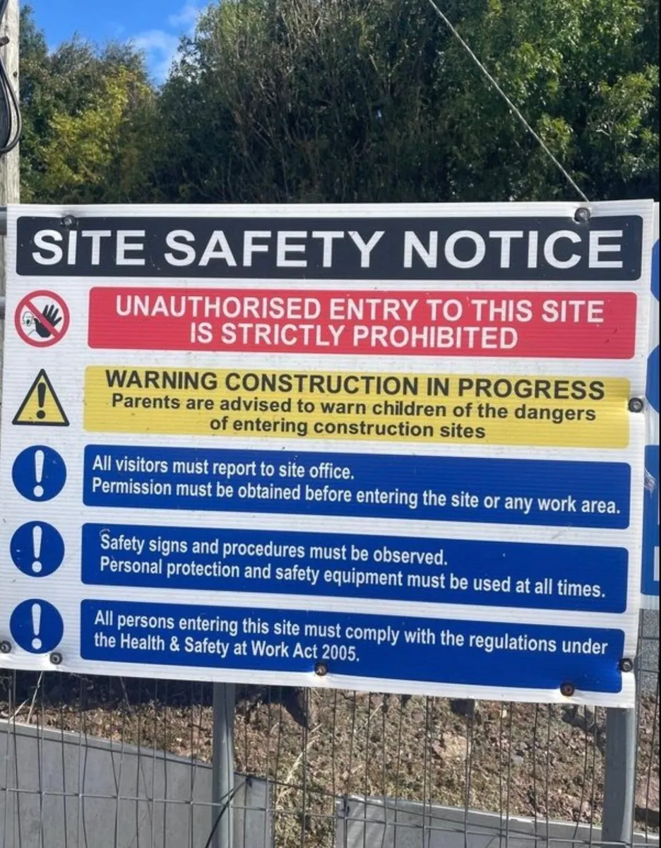 Safety signs for building - Image 2