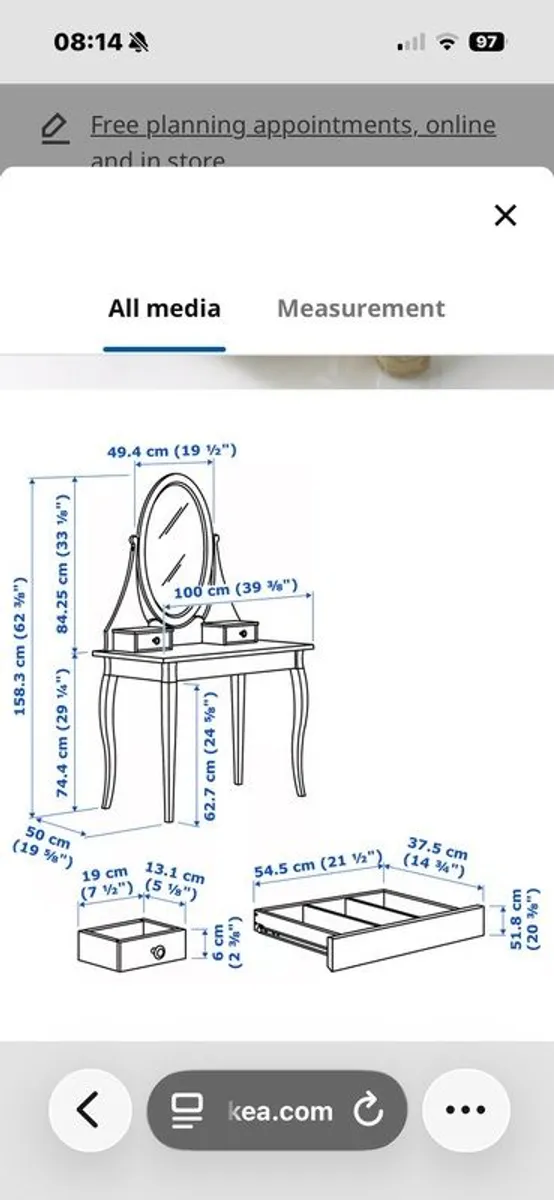 dressing table & stool - Image 4