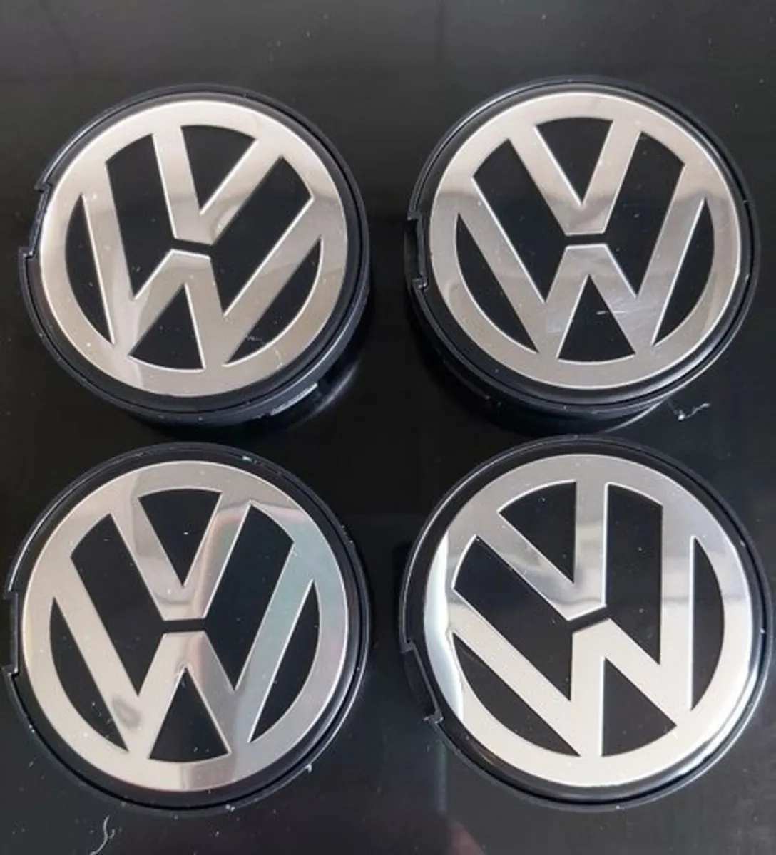 4 x Volkswagen Centre Caps (55mm) FREE POST - Image 1