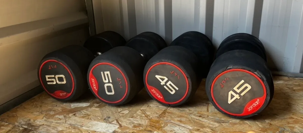 45kg & 50kg jordan dumbbells - Image 1