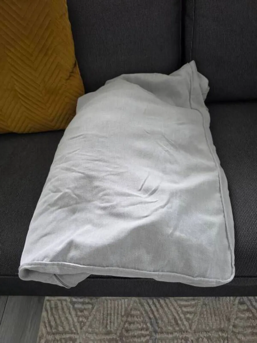 IKEA KIVIK 3-Seater Sofa + 2 Full Sets of Covers, Black & Grey - Image 3