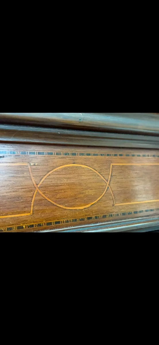Antique Edwardian Display Cabinet - Image 4