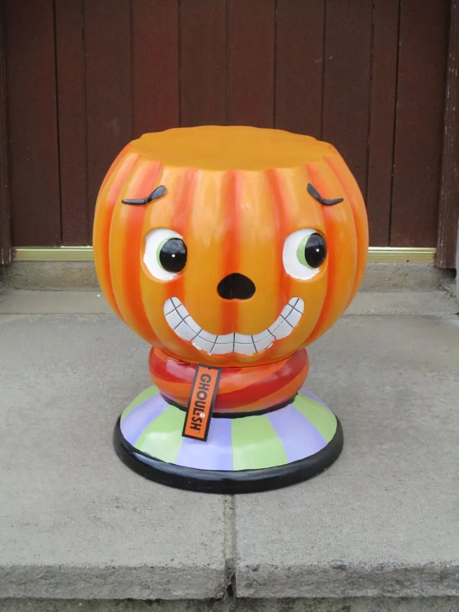 Novelty Pumpkin Stool/Table - Image 1