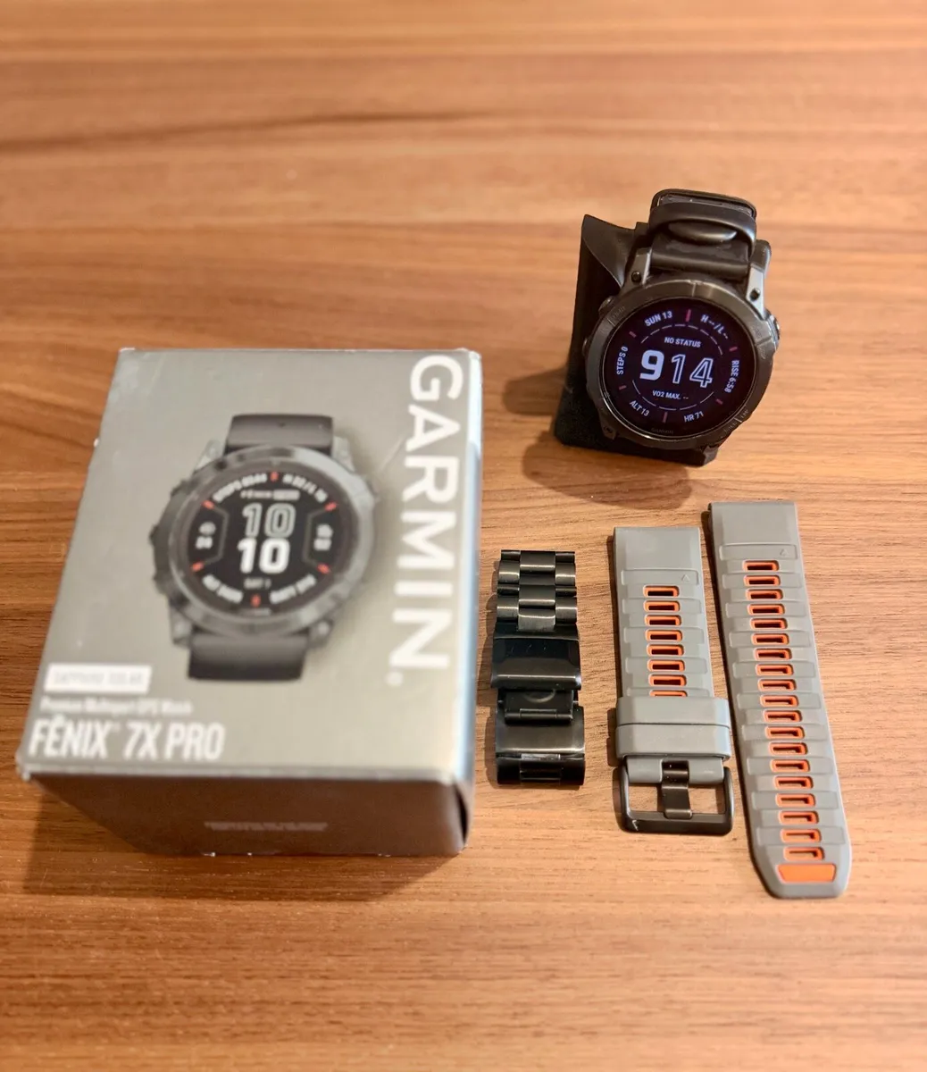 Garmin Fenix 7X Pro Saphire Solar - Image 1