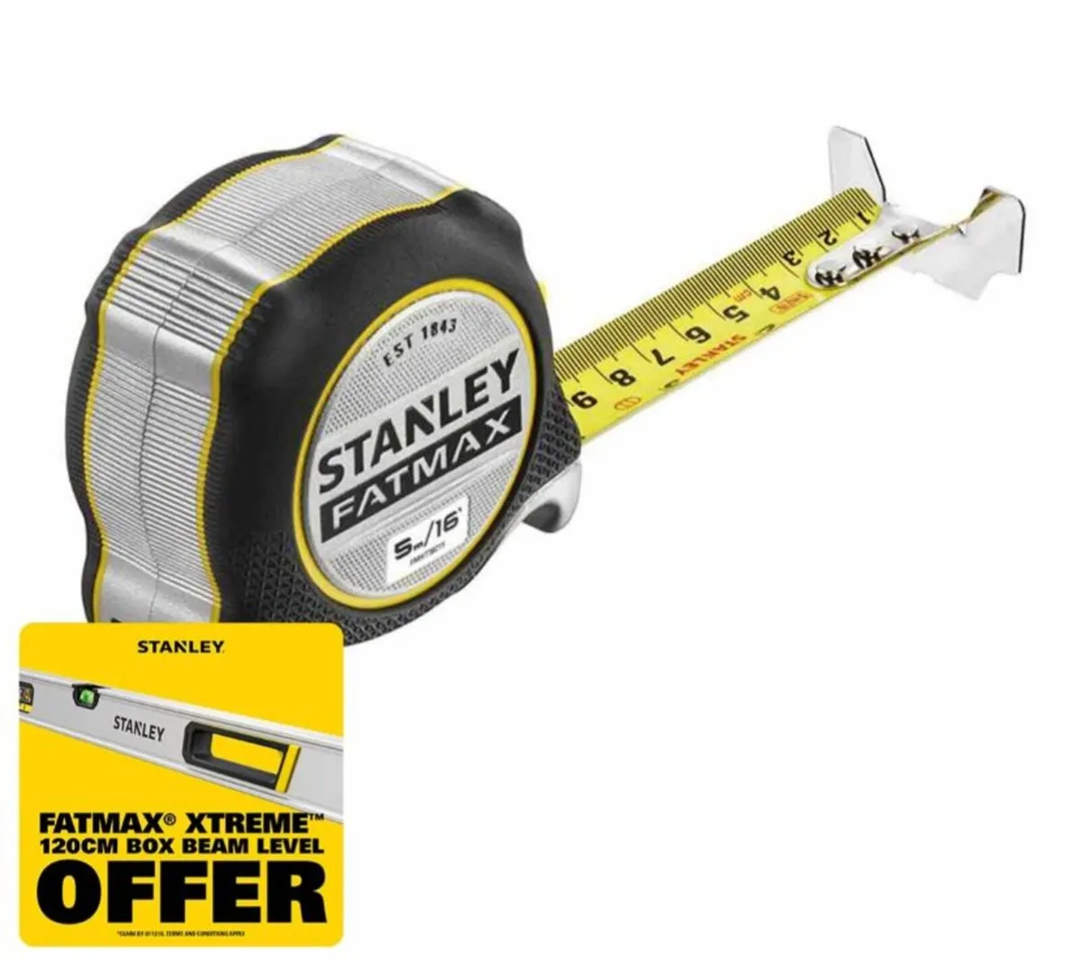 Stanley FATMAX XTREME Tape Measure 5m/16oz - Image 1