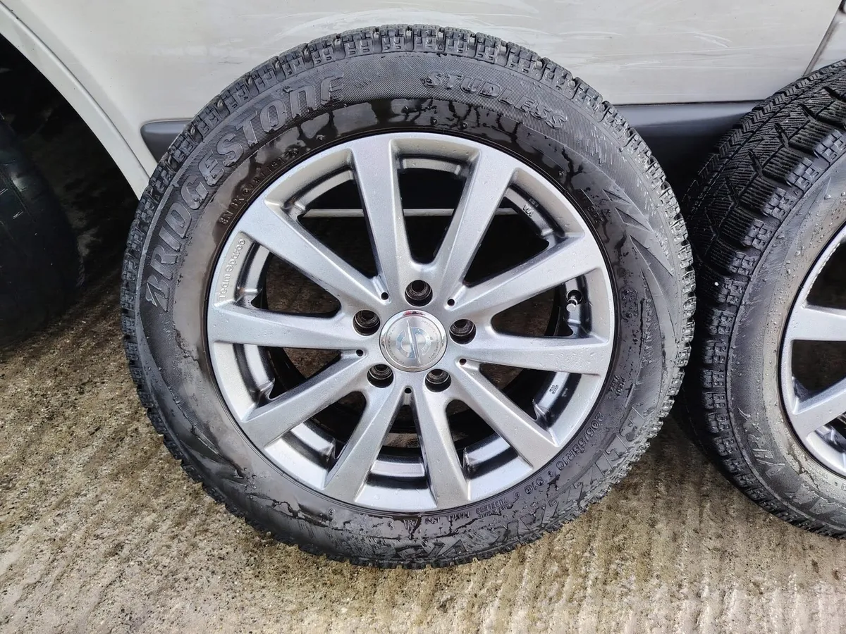 16" grey 5x112 alloys for VW, Skoda, Seat, Audi. - Image 2