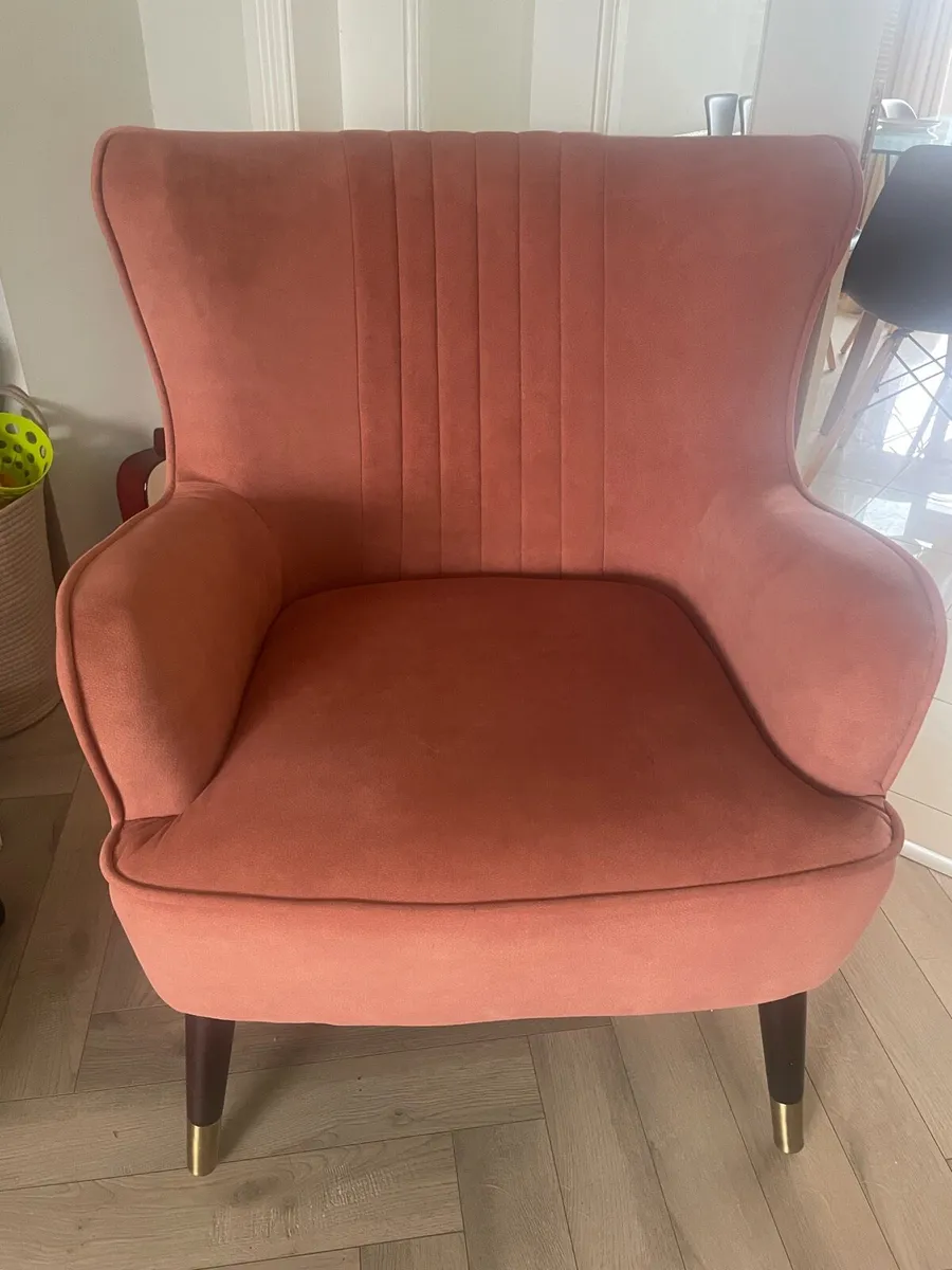 Orange Statement Chair - Image 1