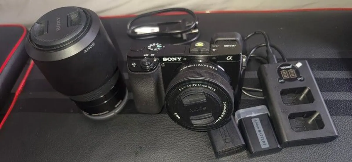 Sony Alpha a6100 Mirrorless Camera + Dual Lens Kit & Extras (Like New) - Image 3