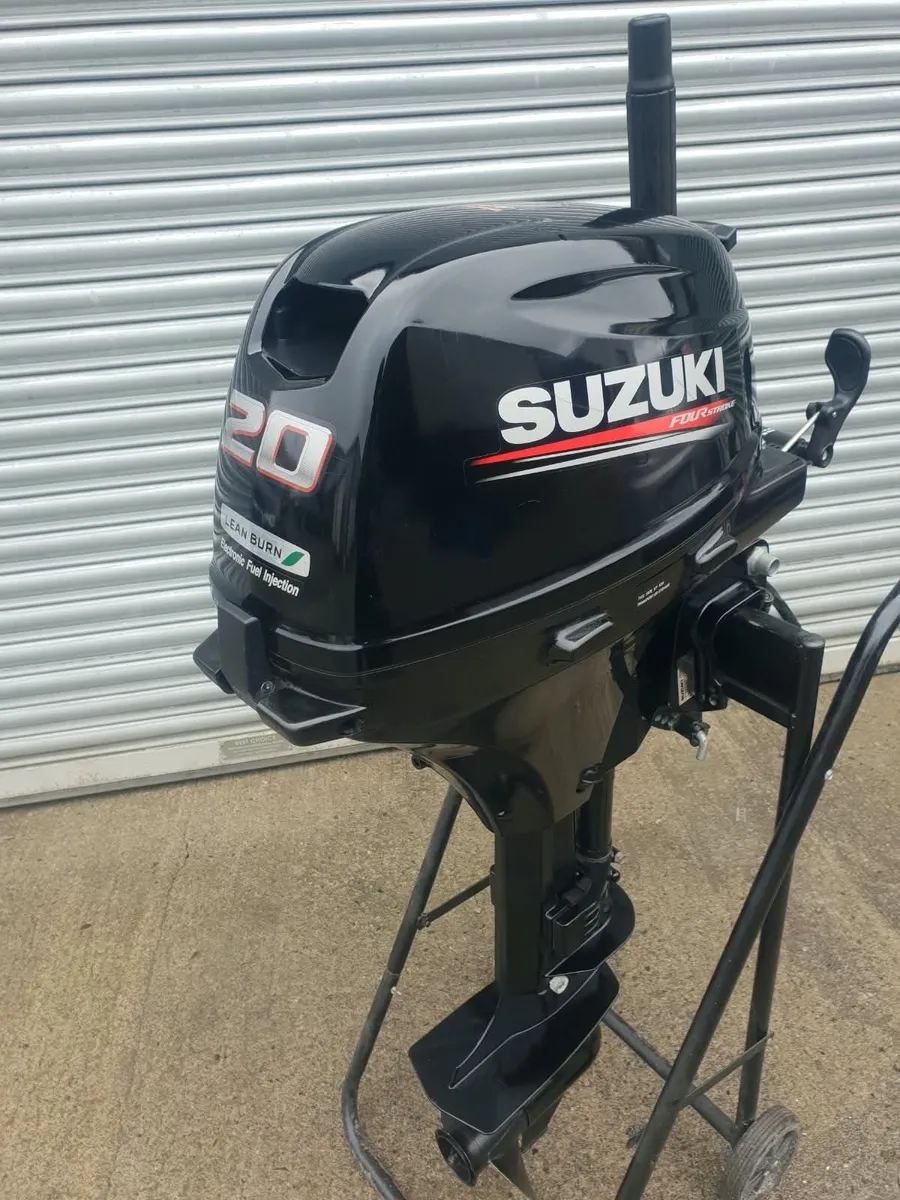 2020 SUZUKI 20HP 4-STROKE EFI OUTBOARD MOTOR - Image 1