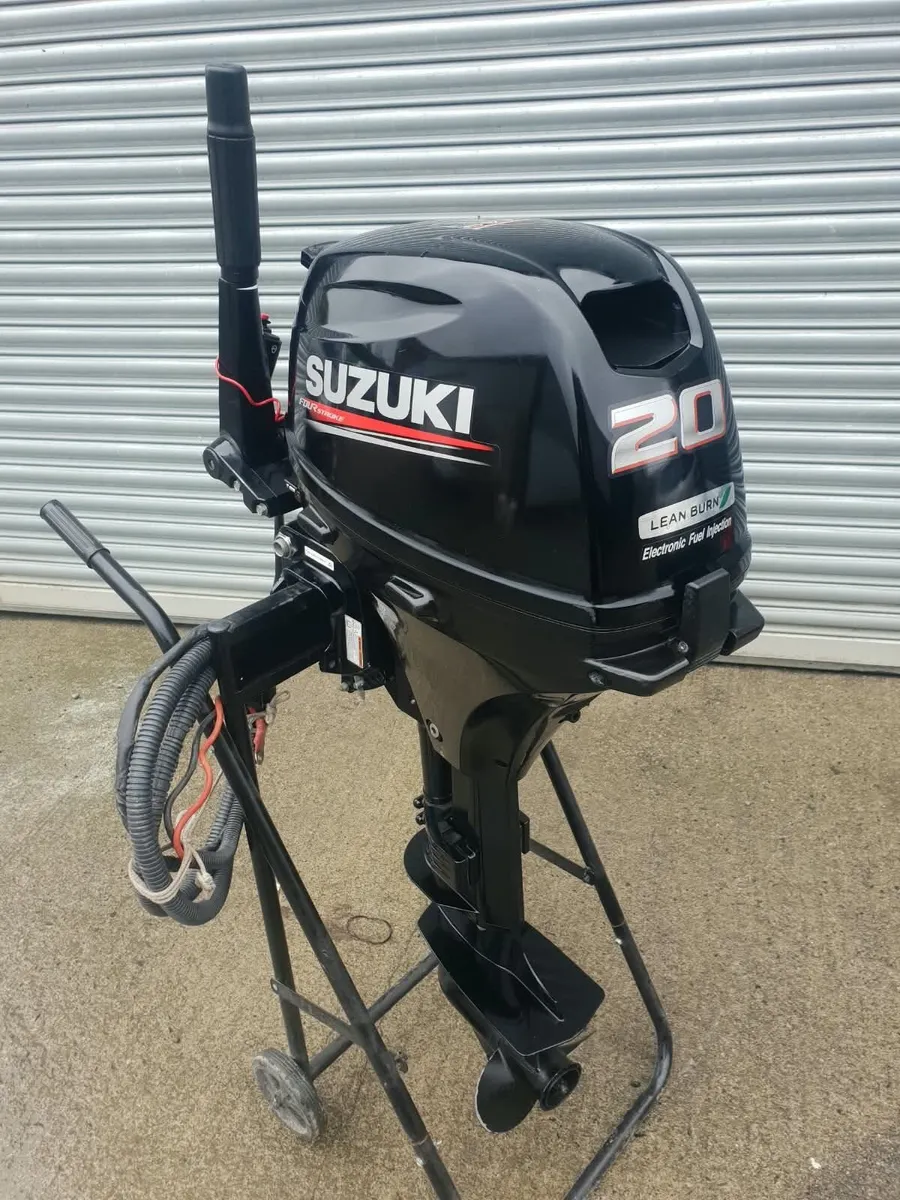 2020 SUZUKI 20HP 4-STROKE EFI OUTBOARD MOTOR - Image 4