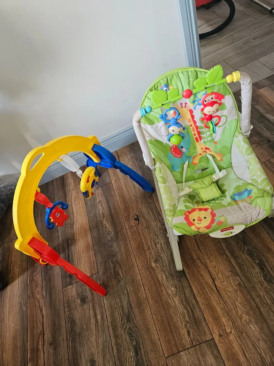 Baby rocker/chair and play gym - Image 1