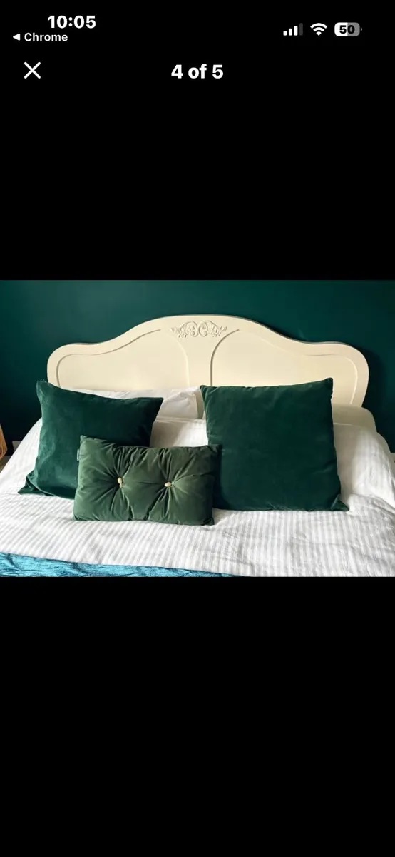Bedroom curtains, cushions, throw, mirror - Image 4