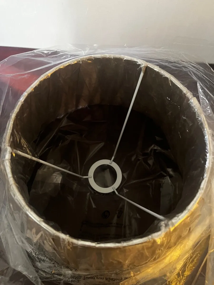 Two large lampshades (NEW) with original packaging - Image 2