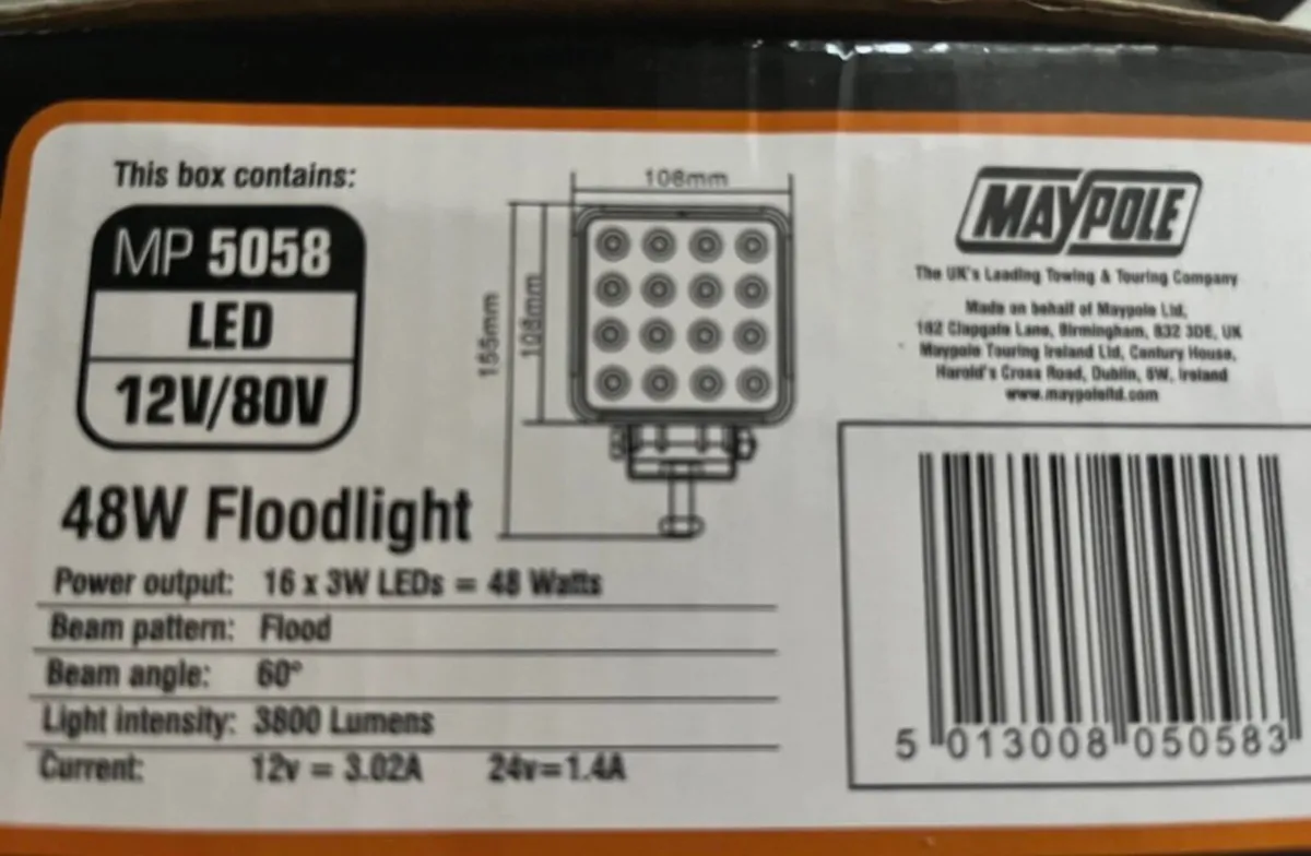 For sale two new led lamps - Image 4