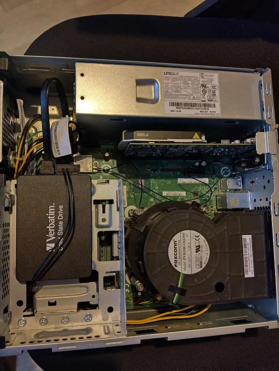 Lenovo V50s SFF PC (i5 10th Gen) and power cable - Image 3