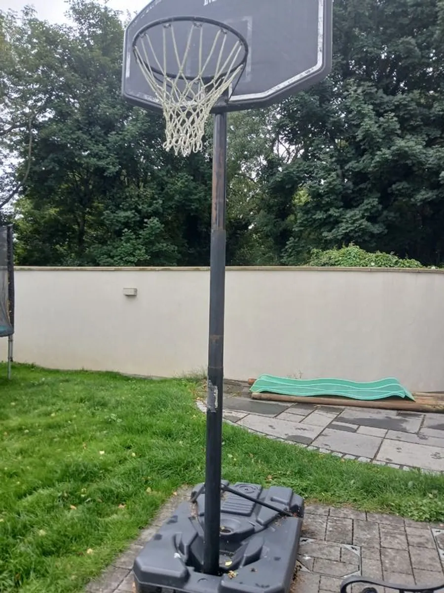 Basketball hoop & balls