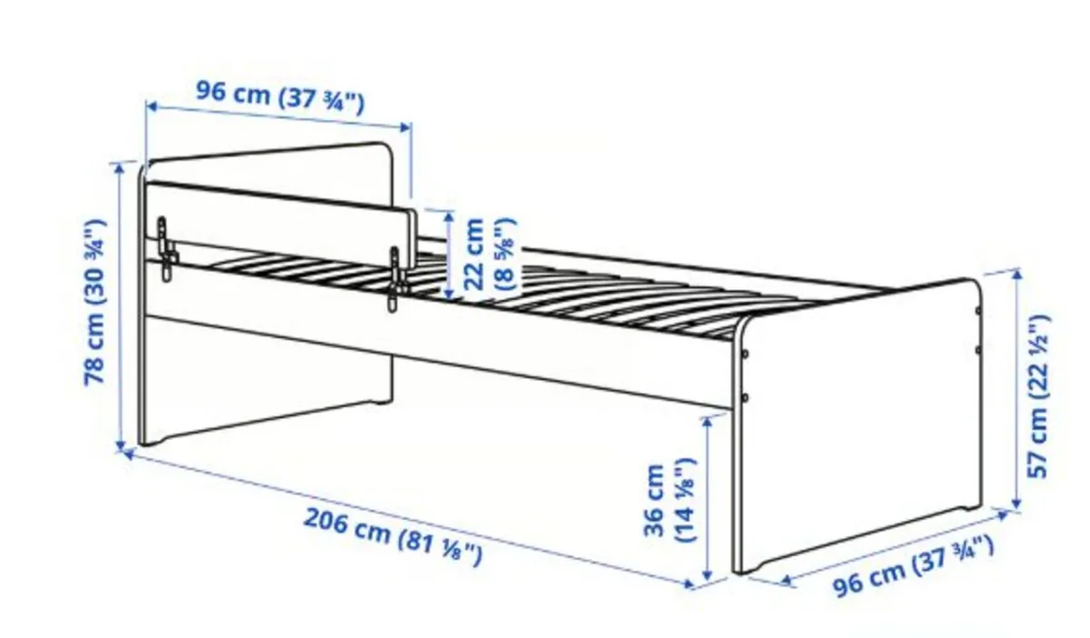 Single Bed IKEA | Only 2 months of use - Image 4