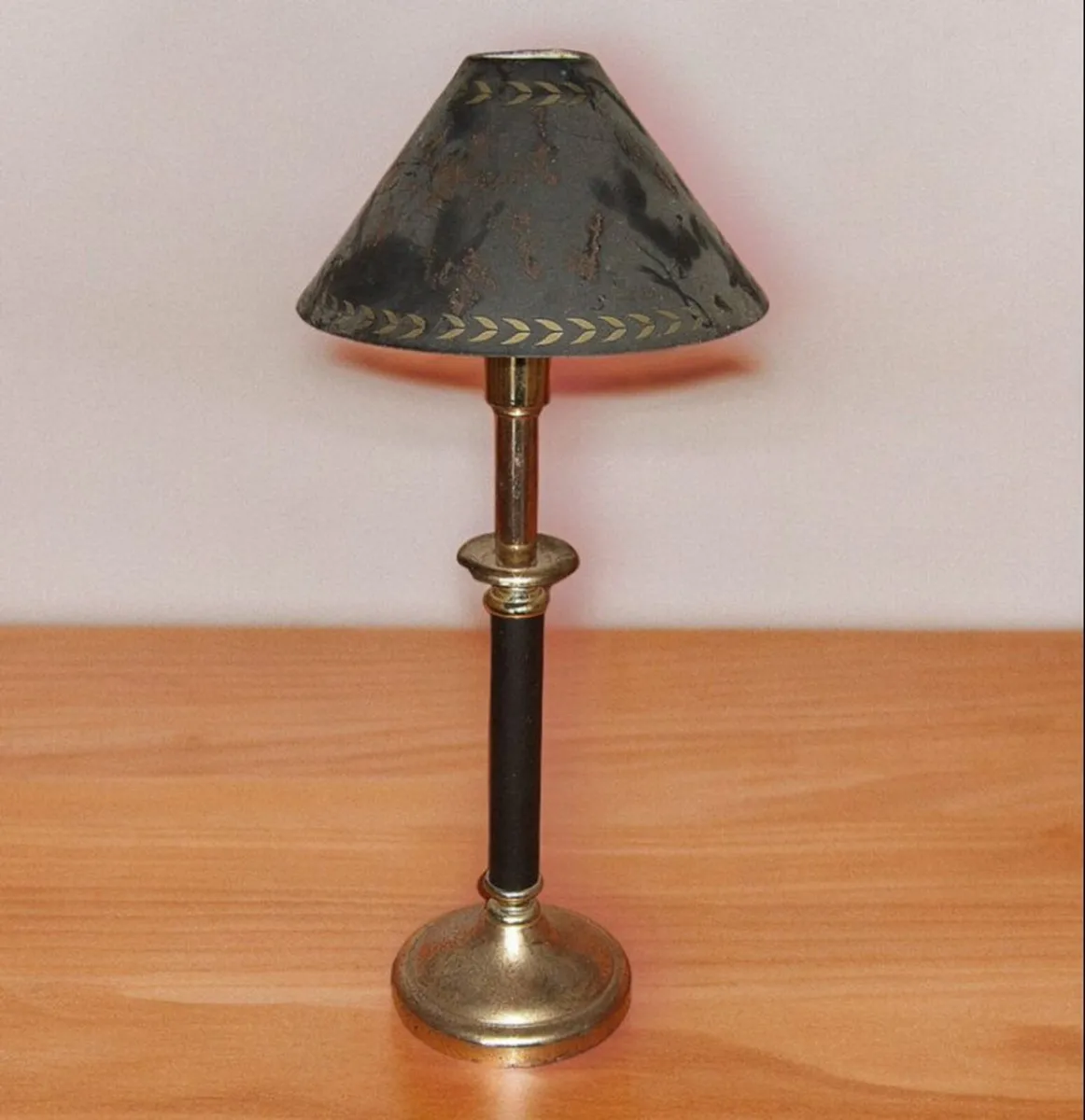 Pair Of Vintage Harrods Brass Table Lamps – PWO - Image 3