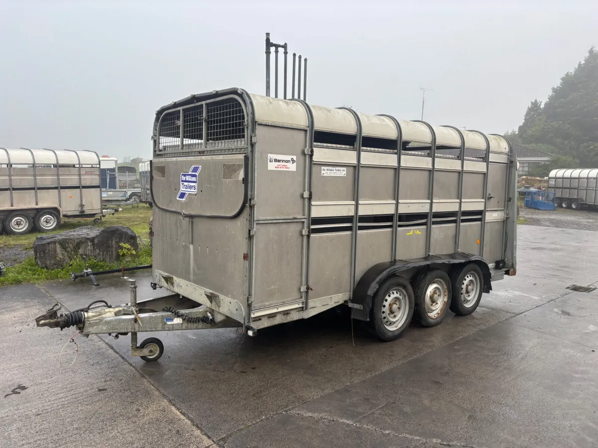 2021 ifor williams ta510 14ft with sheep decks - Image 1