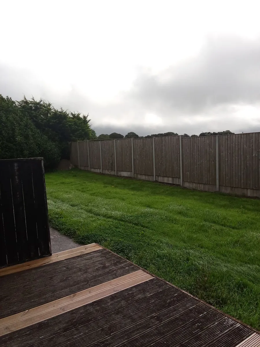 Garden Post & Panel Fence - Image 1