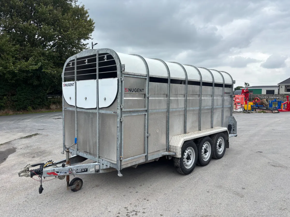 nugent 14ft livestock trailer - Image 1