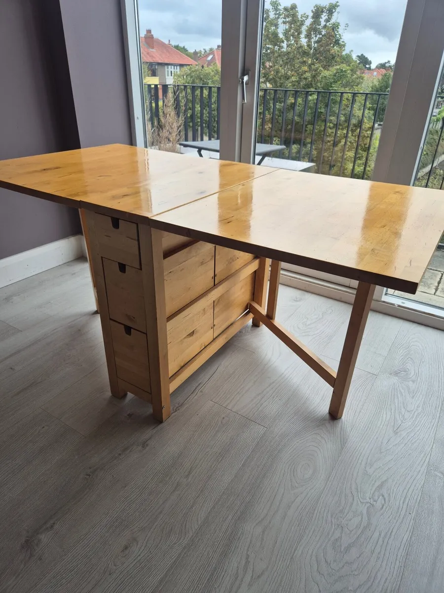 Drop leaf dining table - Image 1