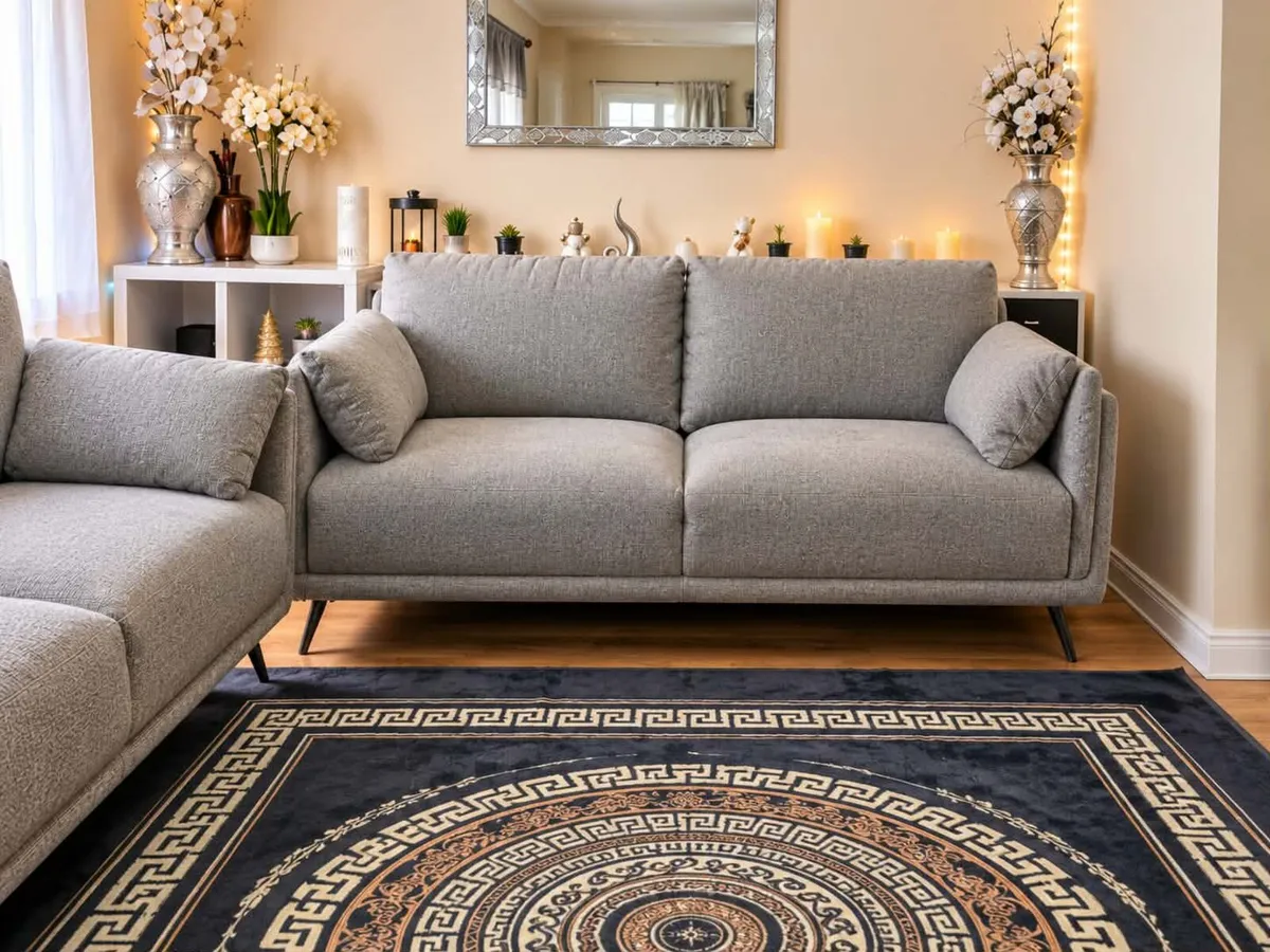 Brand new grey 2 + 2 sofa set for sale - Image 2