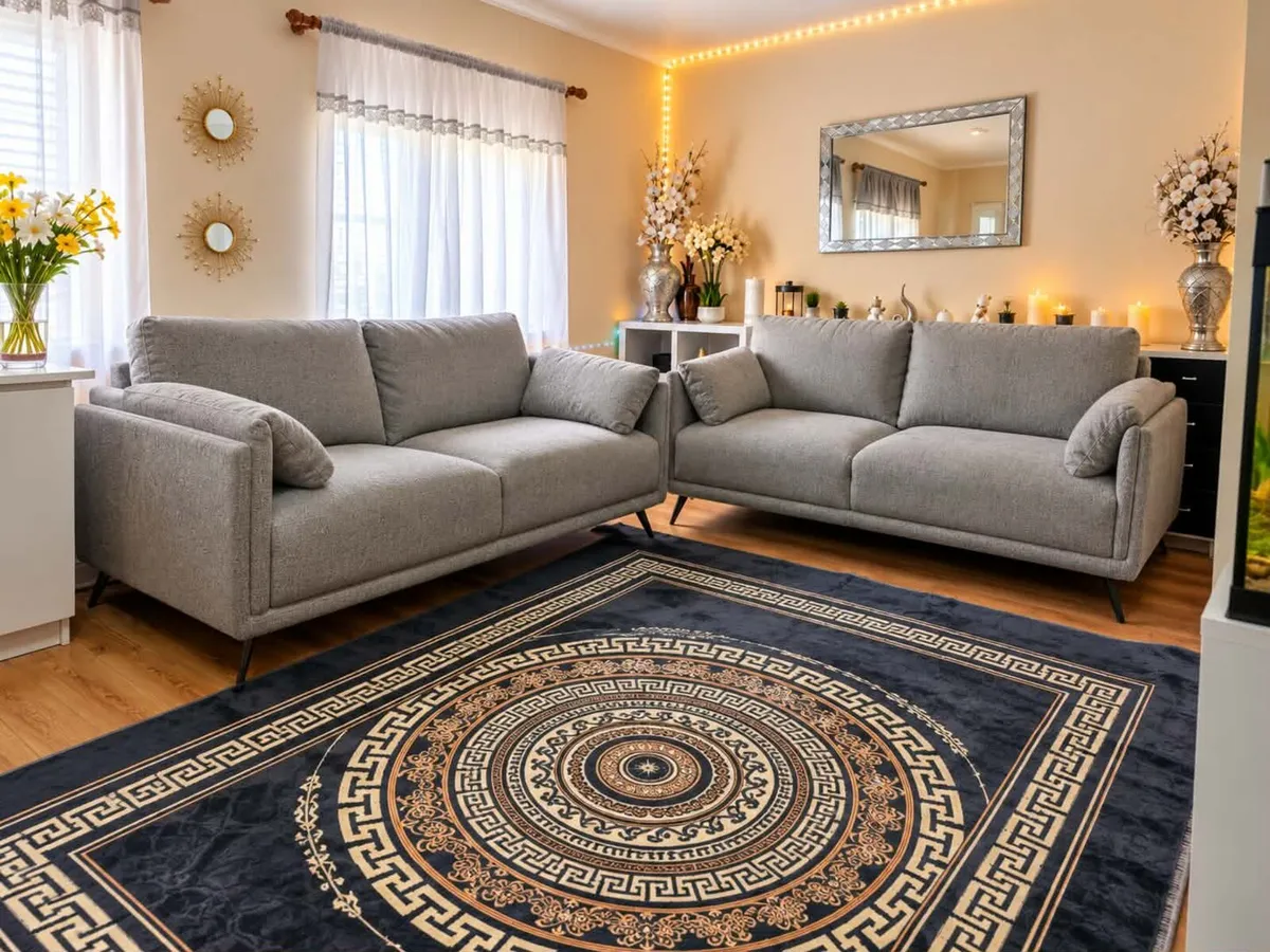 Brand new grey 2 + 2 sofa set for sale - Image 3