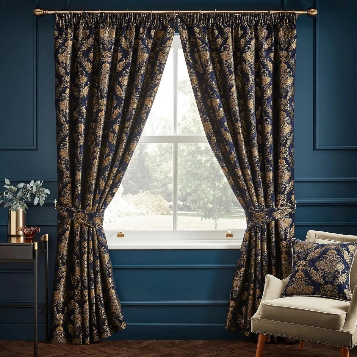 Shiraz Pencil Pleat Curtains 168 X 229CM