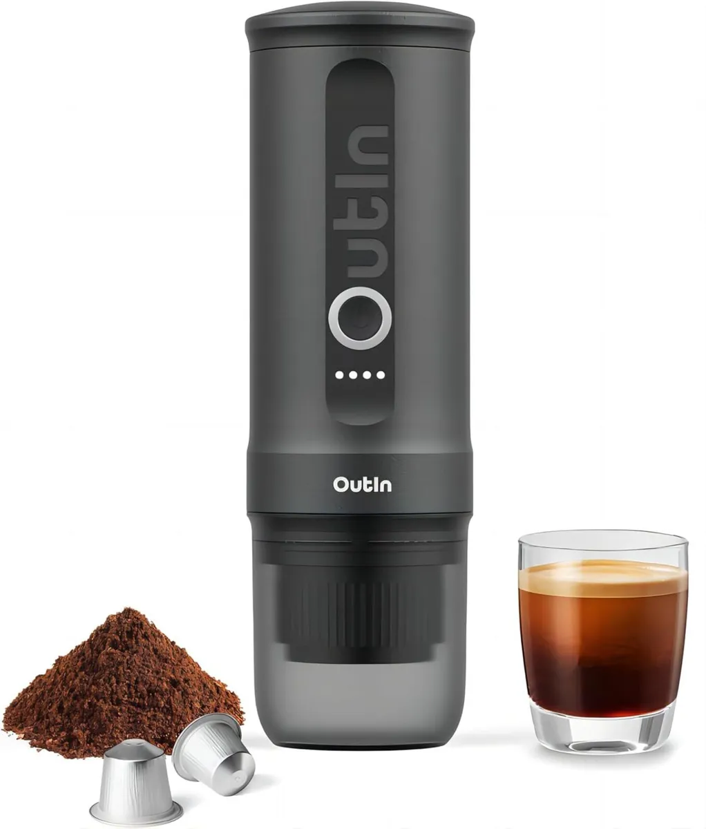 Portable Electric Espresso Machine Travel Coffee - Image 1