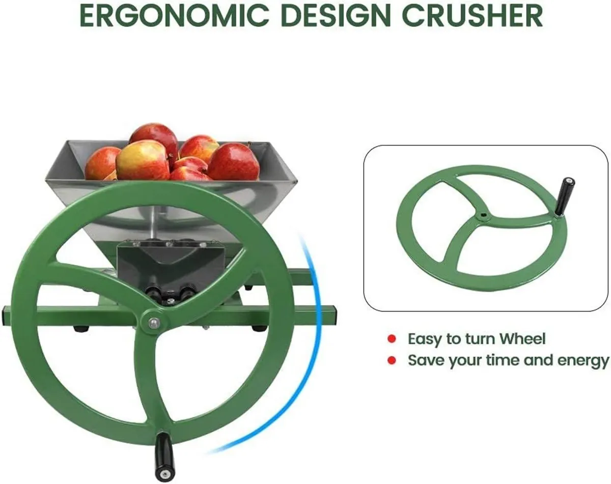 Fruit and Apple Crusher 7L Stainless Steel Manual - Image 1