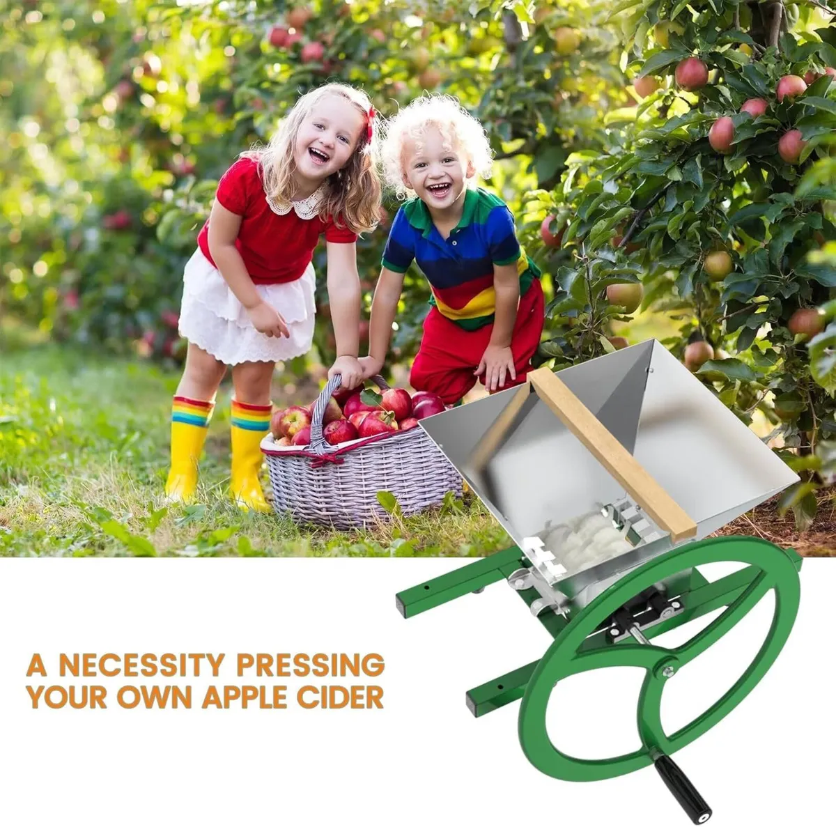 Fruit and Apple Crusher 7L Stainless Steel Manual - Image 3