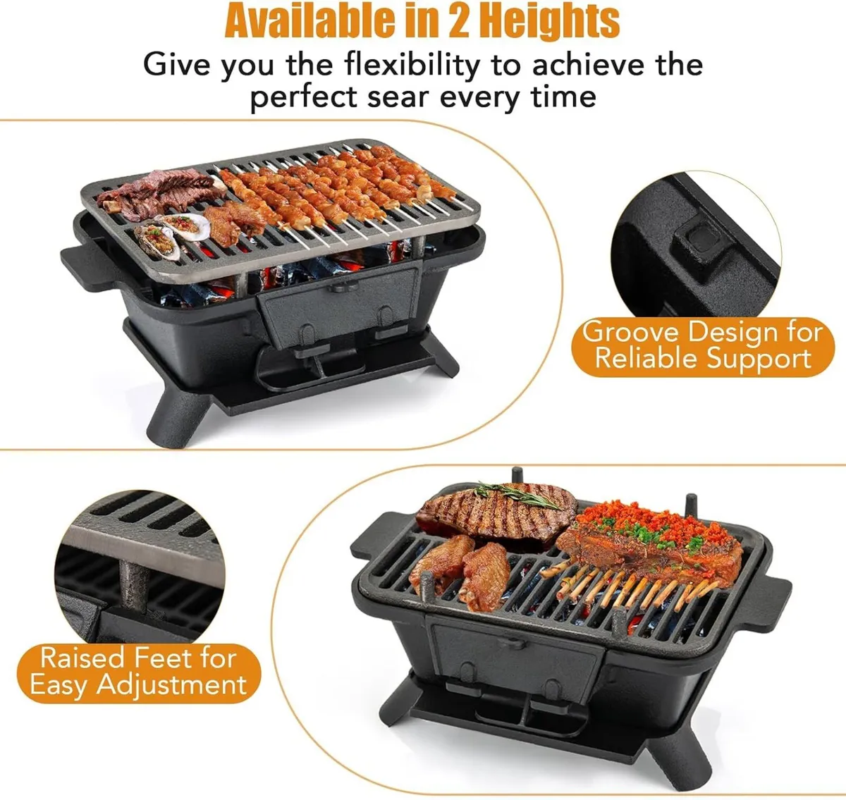 Iron Grill Tabletop Barbecue - Image 3