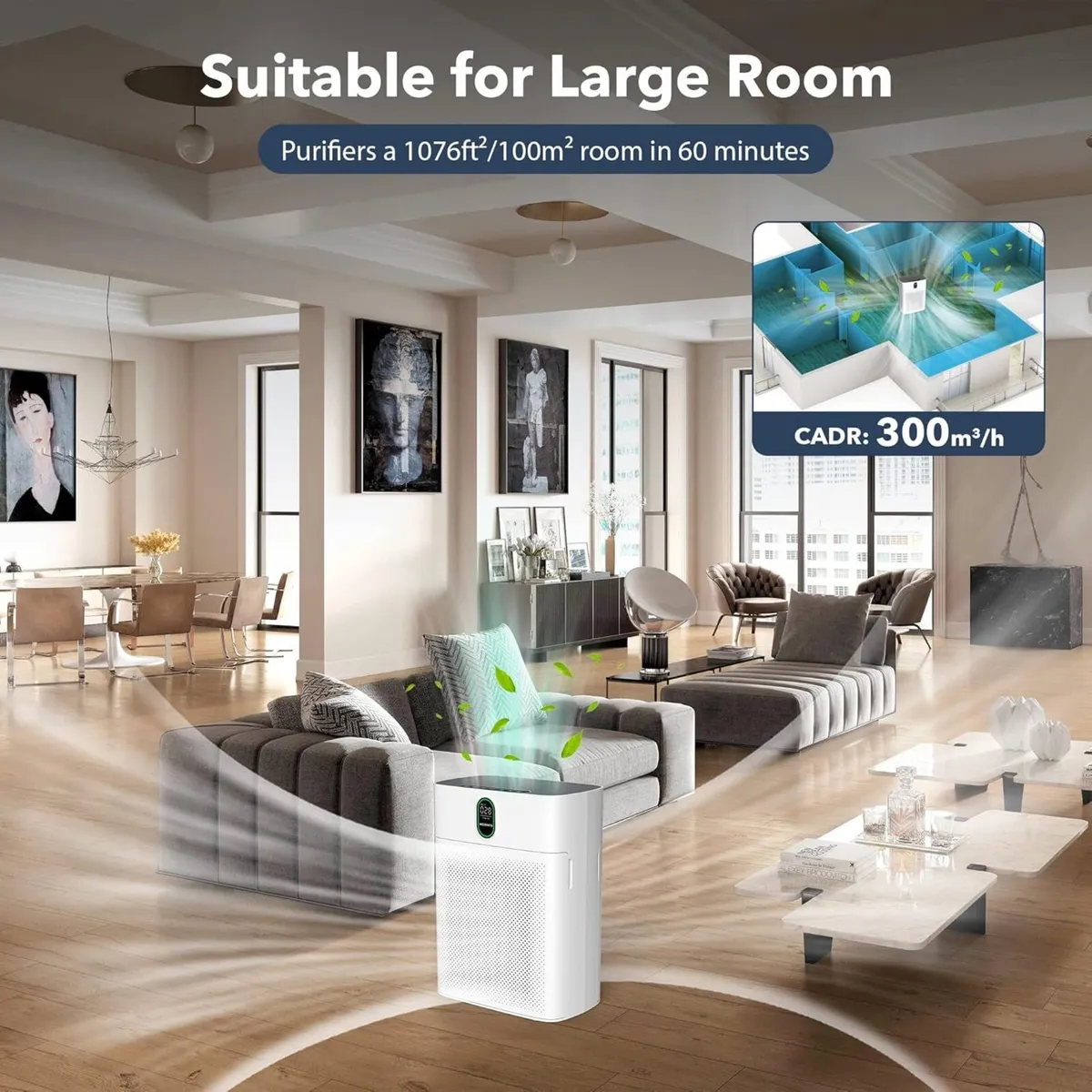 Air Purifier Double-Sided Inlet 24db Sleep Mode - Image 2