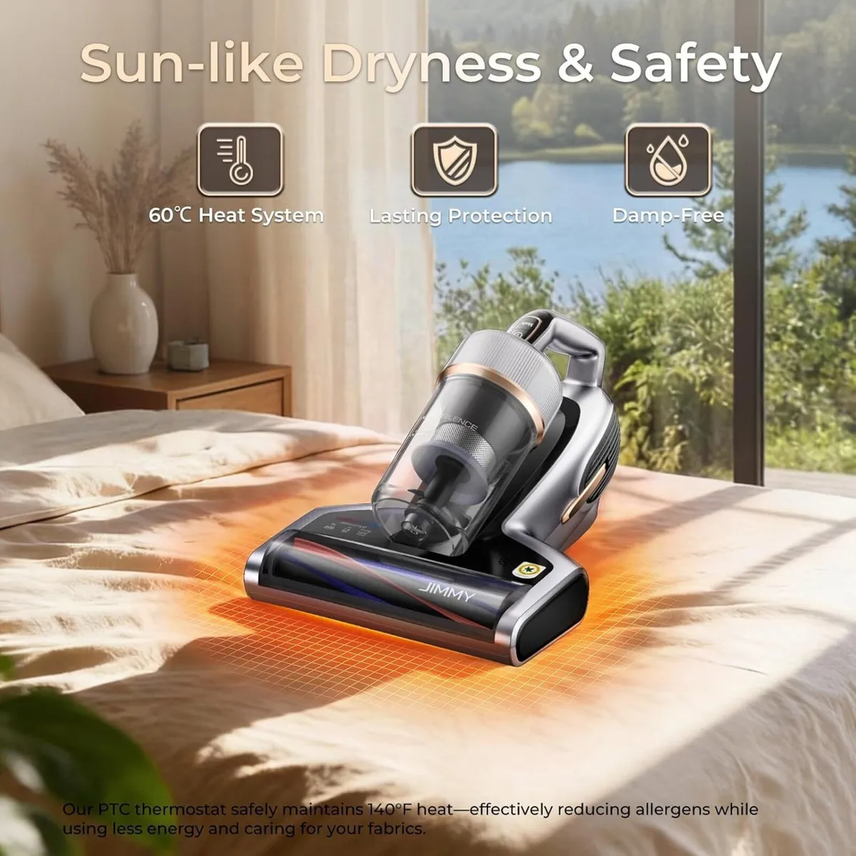 Pro Mattress Vacuum Cleaner with Dust Mite Sensor - Image 3