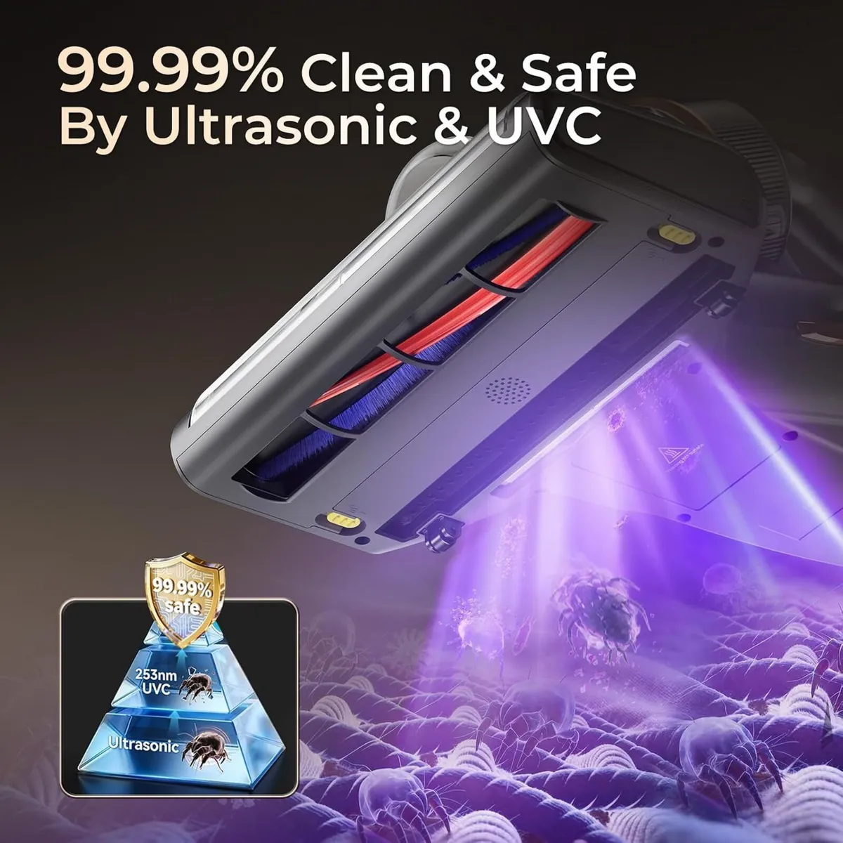 Pro Mattress Vacuum Cleaner with Dust Mite Sensor - Image 4