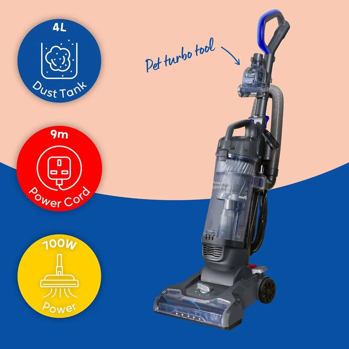 Upright Vacuum Cleaner Hypermax Multi-Surface - Image 3