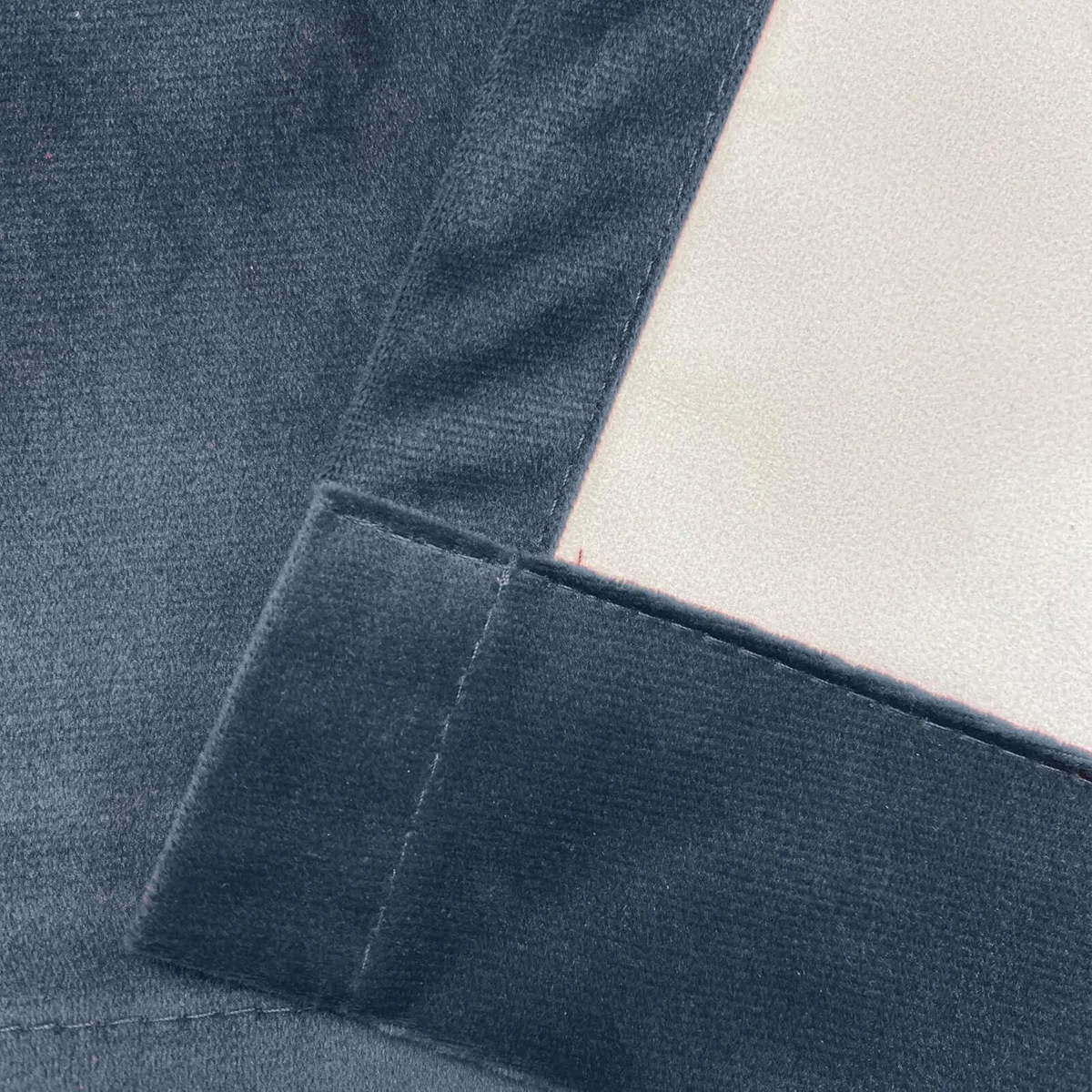 Velvet Thermal 100% Blackout Curtains with Tape - Image 4