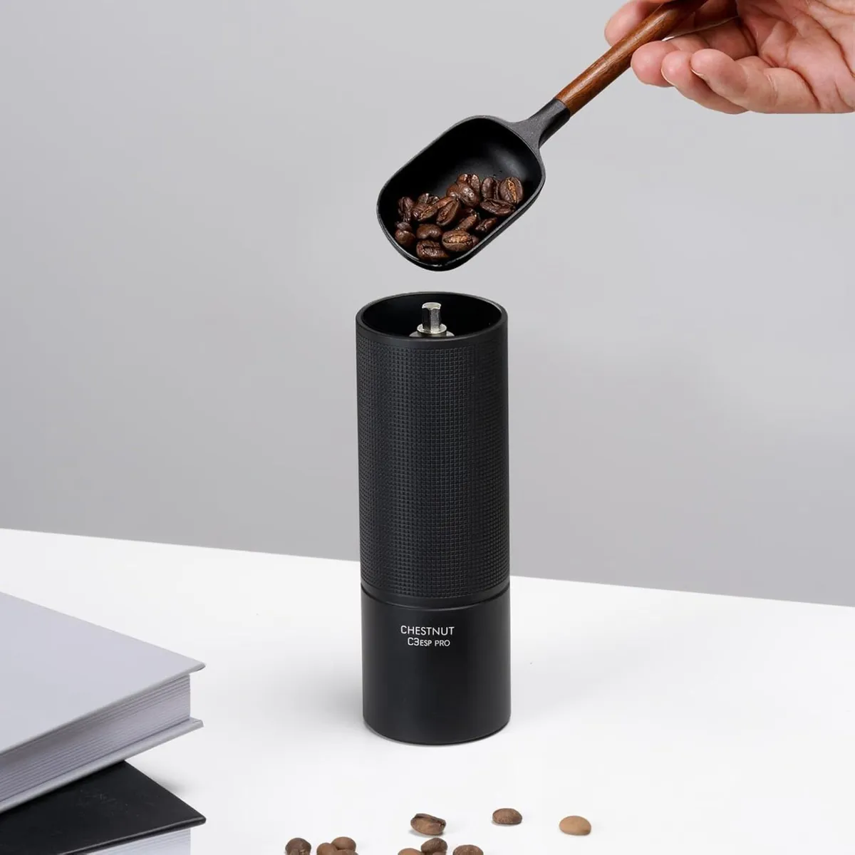 Manual Stainless Steel Coffee Bean Grinder - Image 2