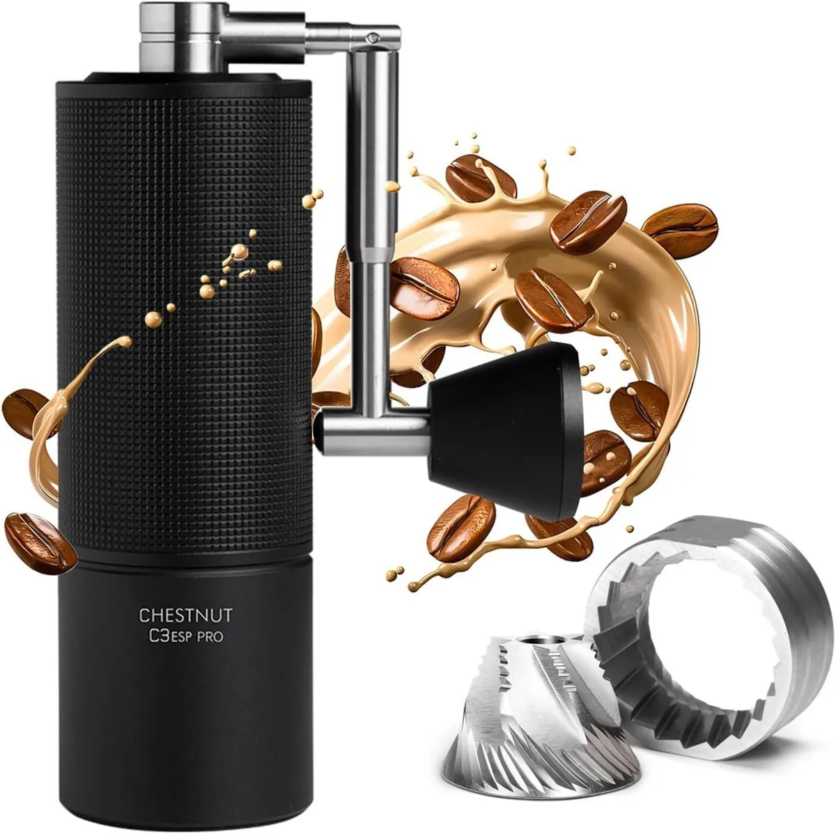 Manual Stainless Steel Coffee Bean Grinder - Image 1